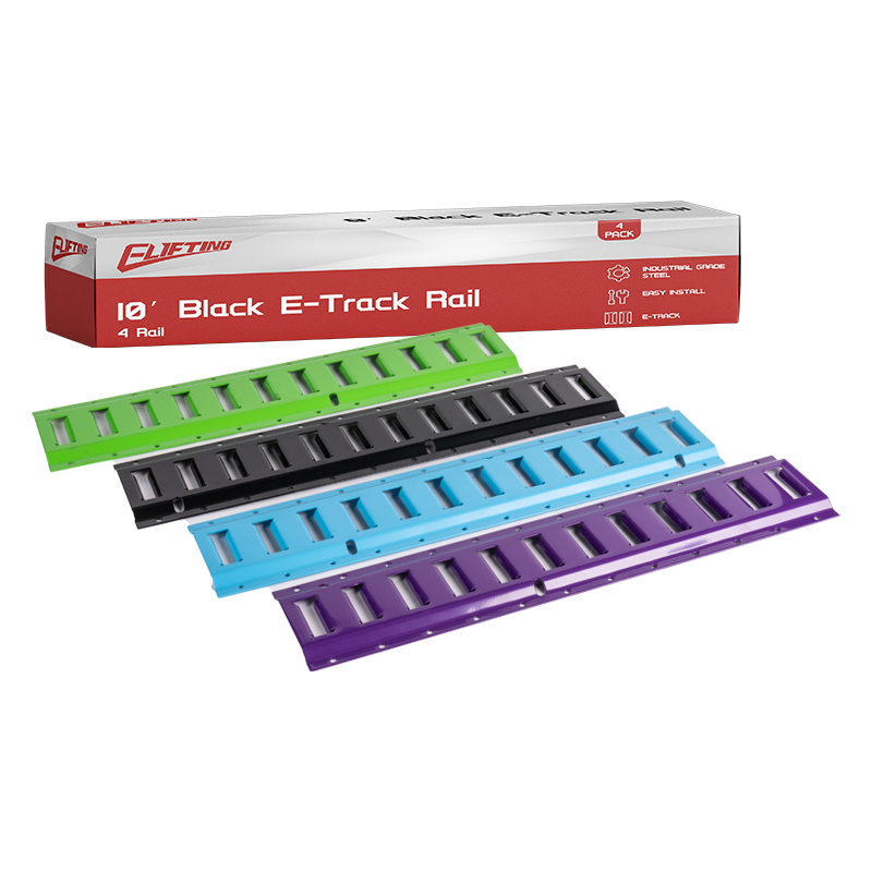 Aangepaste kleurpoeder gecoate e-track horizontale rail